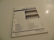 Yamaha Portatone PSR-520 PSR-620 Teclado Serviço Loja de Reparo Manual Esquema comprar usado  Enviando para Brazil