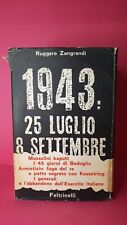 Ruggero zangrandi 1943 usato  Roma