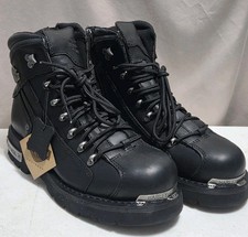 Botas de motocicleta HARLEY-DAVIDSON Electron couro preto D96017 masculinas-tamanho-8 M comprar usado Botas de motocicleta HARLEY-DAVIDSON Electron couro preto D96017 masculinas-tamanho-8 M comprar usado  Enviando para Brazil