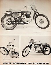 1966 White Tornado 250 Scrambler - 4 páginas vintage motocicleta artigo de teste de estrada comprar usado  Enviando para Brazil