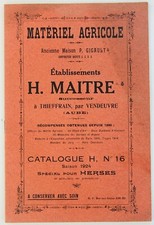 Catalogue agricultural equipme d'occasion  Expédié en Belgium