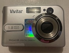 Câmera Digital Vivitar ViViCam 5385 5.0MP - Prata Testada Funciona Bem comprar usado  Enviando para Brazil