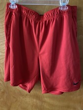 SHORTS DE TREINAMENTO MASCULINO VERMELHO NIKE MALHA SEM FORRO CORDÃO TAMANHO GRANDE  comprar usado  Enviando para Brazil