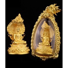Amuleto tailandês Golden Naka Covering Buddha cor dourada Phra Wimuttisuk Tewanakarach comprar usado  Enviando para Brazil