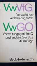 Vwvfg verwaltungsverfahrengese gebraucht kaufen  Berlin