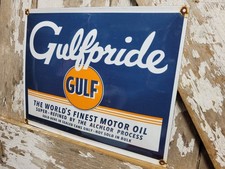 Vintage gulf porcelain for sale  Shavertown