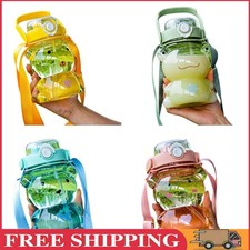 Botellas de agua de pajita doble para niños de 850 ml de oso/rana vajilla de fitness segunda mano  Embacar hacia Mexico