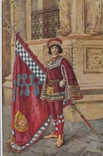 SIENA: cartolina Palio  "Torre" dis. G. Masignani comprar usado  Enviando para Brazil