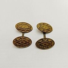 Gemelli metallo dorato usato  Torino