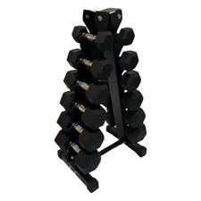Hex dumbbell set for sale  GLASGOW