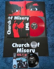 CHURCH OF MISERY-Vol 1 Record 12" NM TOTEM-036 Ltd Red GF +7" Manson Poster, usado comprar usado  Enviando para Brazil