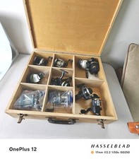 Caixa de armazenamento de molinete de madeira personalizada vintage com divisórias fortes 8 camadas 19"X16"X5" boa comprar usado  Enviando para Brazil