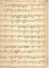 Partitions manuscrites copie d'occasion  Seiches-sur-le-Loir