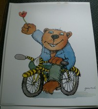 Janosch poster fahrradtour gebraucht kaufen  Berlin