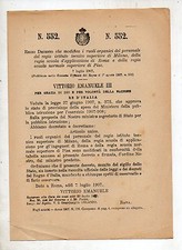 Regio decreto del usato  Catania