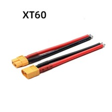 1 par de enchufes conectores de batería XT60 macho y hembra con cable de silicona 14 AWG segunda mano  Embacar hacia Mexico