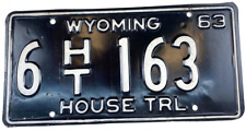 Wyoming 1963 license for sale  Mundelein
