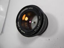 Yashica 50mm 1.4 for sale  NORWICH