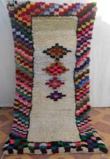 Vintage moroccan rug d'occasion  Expédié en Belgium