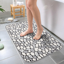 Usado, Tapete lateral para banheira antiderrapante absorvente capacho de banheiro macio coral veludo comprar usado  Enviando para Brazil