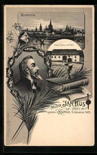 Konstancja, Mistrz Jan Hus, 1415, Rodny domek v. Husinci, wojskowy, pocztówka  na sprzedaż Konstancja, Mistrz Jan Hus, 1415, Rodny domek v. Husinci, wojskowy, pocztówka  na sprzedaż  Wysyłka do Poland