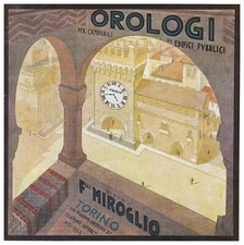 Pubblicita 1926 orologi usato  Biella