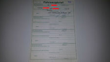 Fahrzeugbrief kfz brief gebraucht kaufen  Wiesmoor