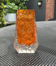 1960s whitefriars tangerine for sale  MOLD