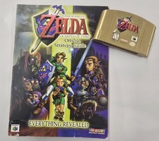 Legend of Zelda Ocarina of Time GOLD Edição de Colecionador e Livro de Estratégia - N64 comprar usado  Enviando para Brazil