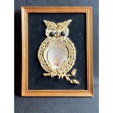 Vintage framed owl for sale  Hickory Hills