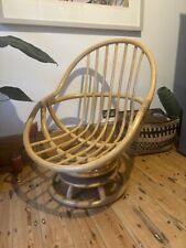 Large rattan swivel for sale  LONDON