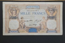 1000 francs 1933 d'occasion  France