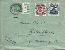 Używany, Polska list 8 razy CHARNKOW-POZNAN 1932 do Halle na sprzedaż  Wysyłka do Poland