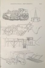Antique print agricultural for sale  TORRINGTON