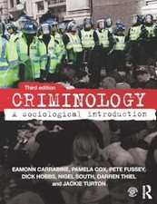 Criminology eamonn carrabine for sale  UK