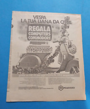 Pubblicita 1984 vespa usato  Roma