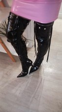 Cuissardes noires sexy d'occasion  Paris XI