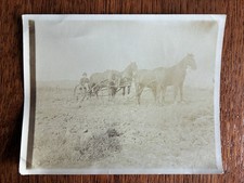 Carro equipo caballo c 1900 agricultor arado campo granja cultivo plantación agricultura sepia segunda mano  Embacar hacia Mexico