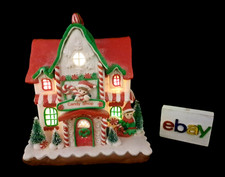 Decoração de Natal loja de doces iluminada 9" testada com caixa comprar usado  Enviando para Brazil