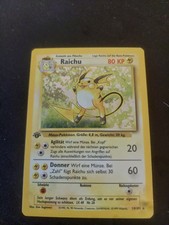 Pokemon raichu holo gebraucht kaufen  Cremlingen
