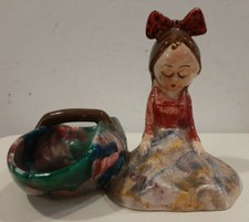 Vecchia statuina ceramica usato  Savona