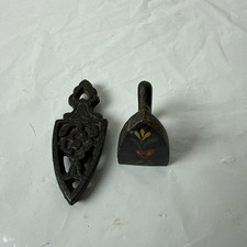 Usado, Mini ferro fundido antigo vintage triste com rebite floral estampado 240S pintado comprar usado  Enviando para Brazil