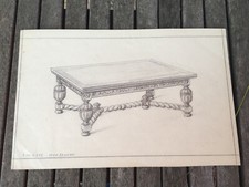 Ancien dessin table d'occasion  Dammarie