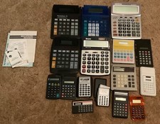 Lot miscellaneous calculators for sale  Turpin