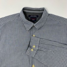 Camisa masculina quadriculada azul e branca manga longa Tommy Hilfiger tamanho G comprar usado  Enviando para Brazil