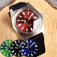 Tandorio 38mm mostrador vermelho 20Bar WR relógio de vidro de safira masculino Japão NH35 automático comprar usado  Enviando para Brazil