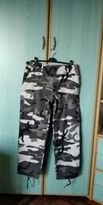 Pantaloni mimetici bianco usato  Quaregna Cerreto