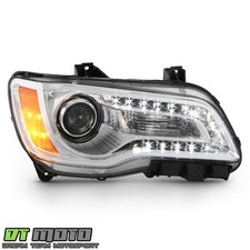 Farol halógeno moldura cromada Chrysler 300 2011-2014 farol lateral do passageiro comprar usado  Enviando para Brazil