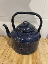 Vintage blue enamel for sale  ST. NEOTS
