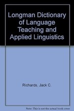 Longman Dictionary of Language Teaching and Applied Linguistics, Richards, Jack  comprar usado  Enviando para Brazil